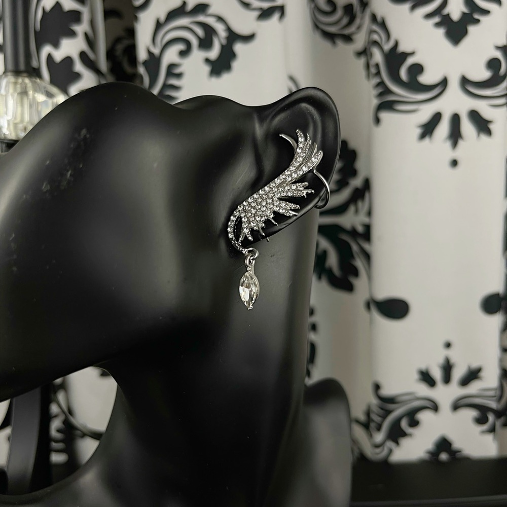 Angel Wing Cuff Earrings